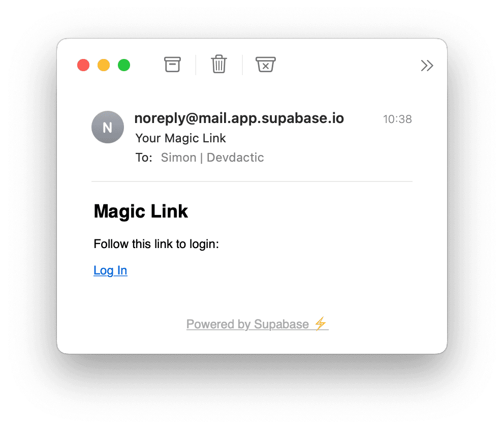 Magic Link Email